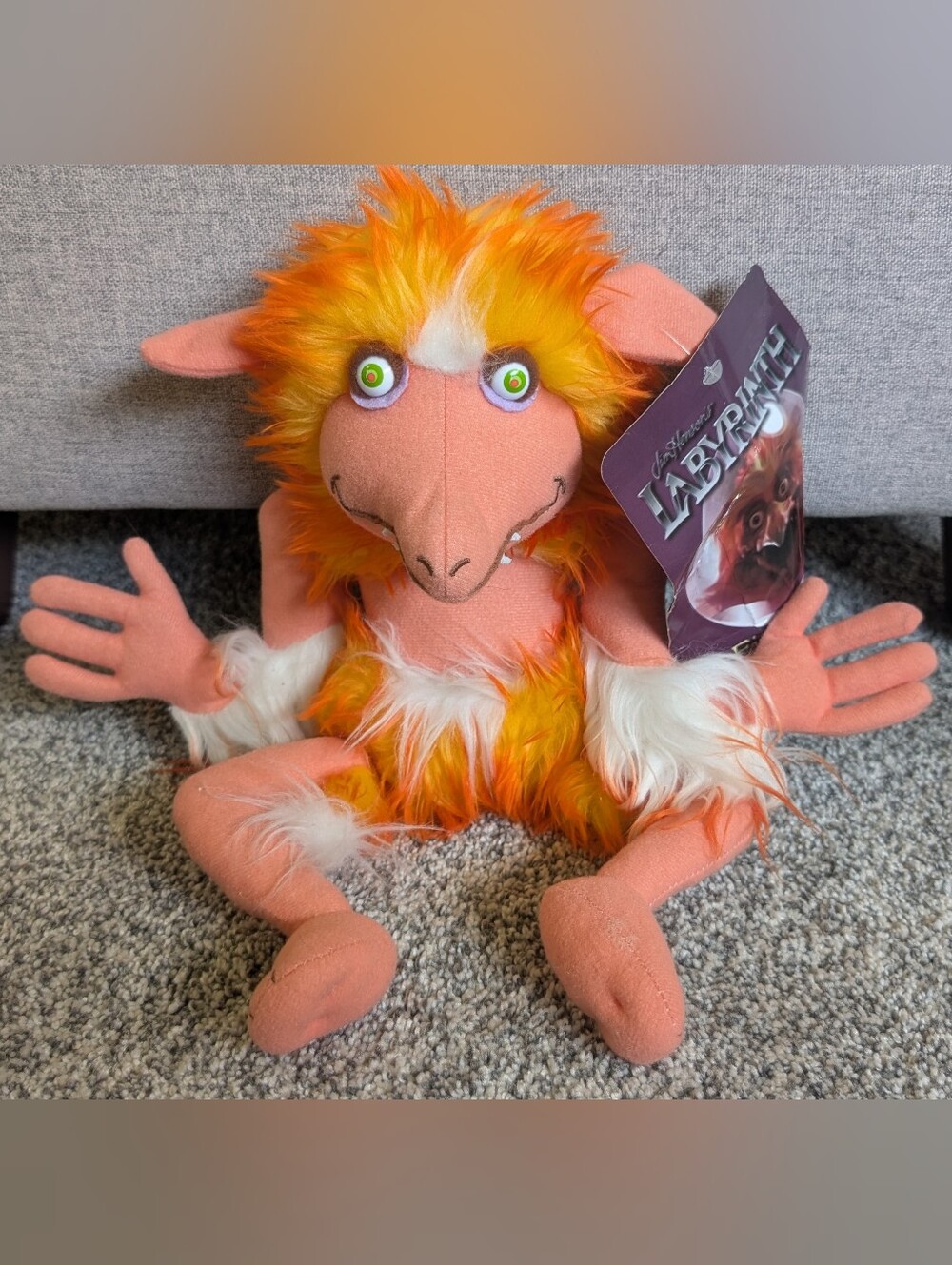 Labyrinth Firey Plush Stuffed Animal Toy Jim Henson Pulls Apart Toy Vault 2018